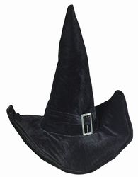 Hexenhut aus Samt 38cm